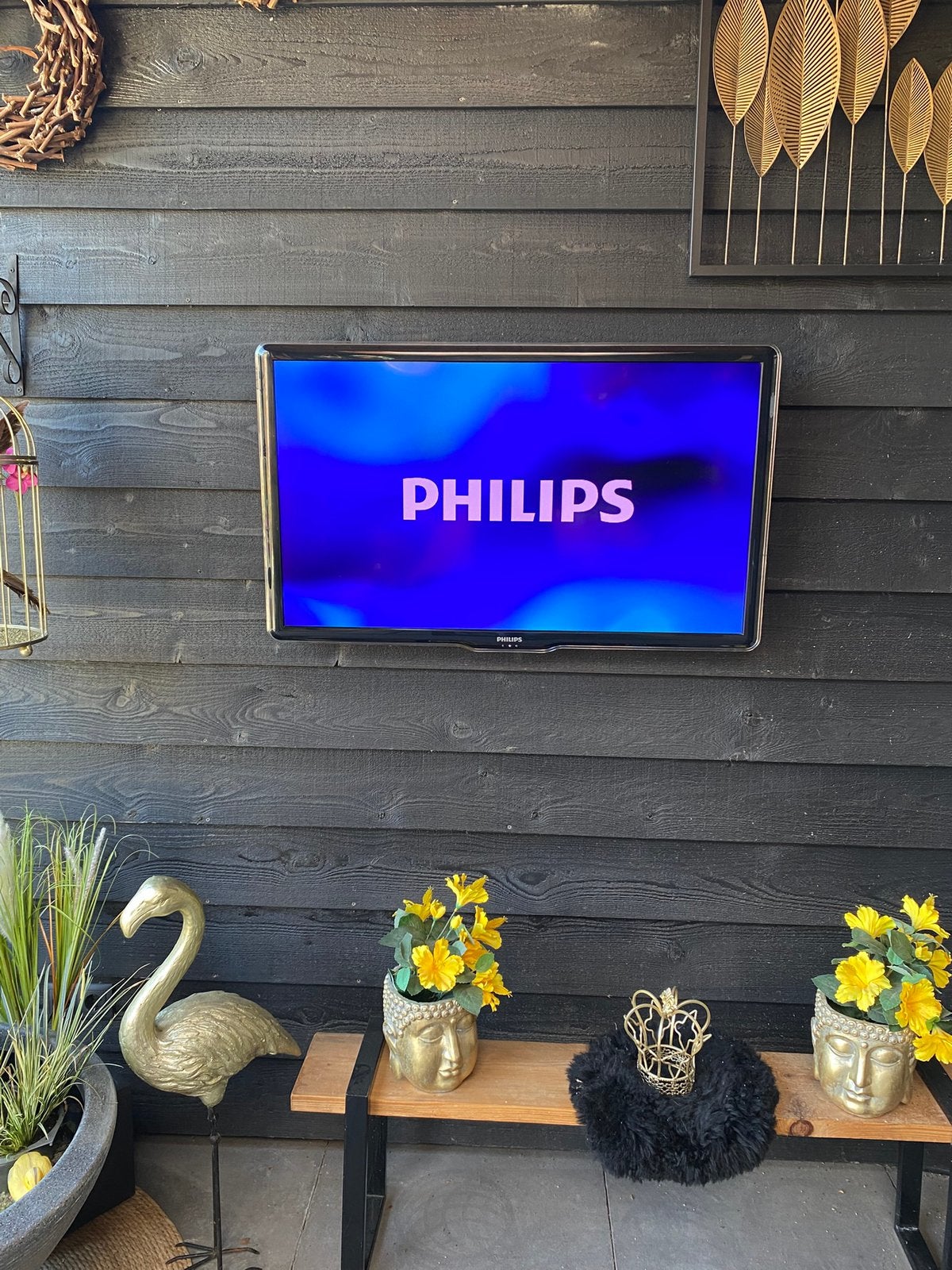 Philips tv zonder voet met afstandsbediening, Ophalen, Zo goed als nieuw, 50 Hz, Philips