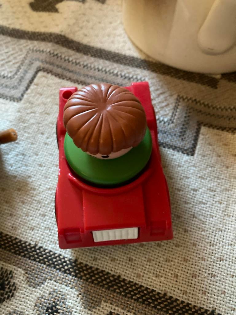 Vintage Fisher Price auto met poppetje, Ophalen of Verzenden, Gebruikt, Auto of Voertuig