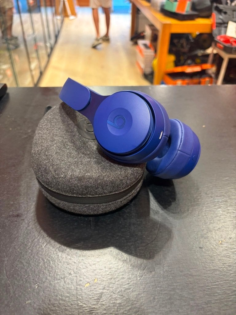 Beats Solo Pro Koptelefoon - Blauw | Met Hoesje, Audio, Tv en Foto, Koptelefoons, ., Beats, Bluetooth, Ophalen of Verzenden