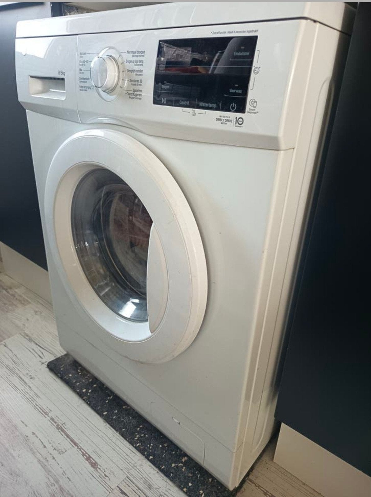 LG Wasmachine 8.5kg Direct Drive, 1200 tot 1600 toeren, 8 tot 10 kg, Ophalen of Verzenden, Zo goed als nieuw
