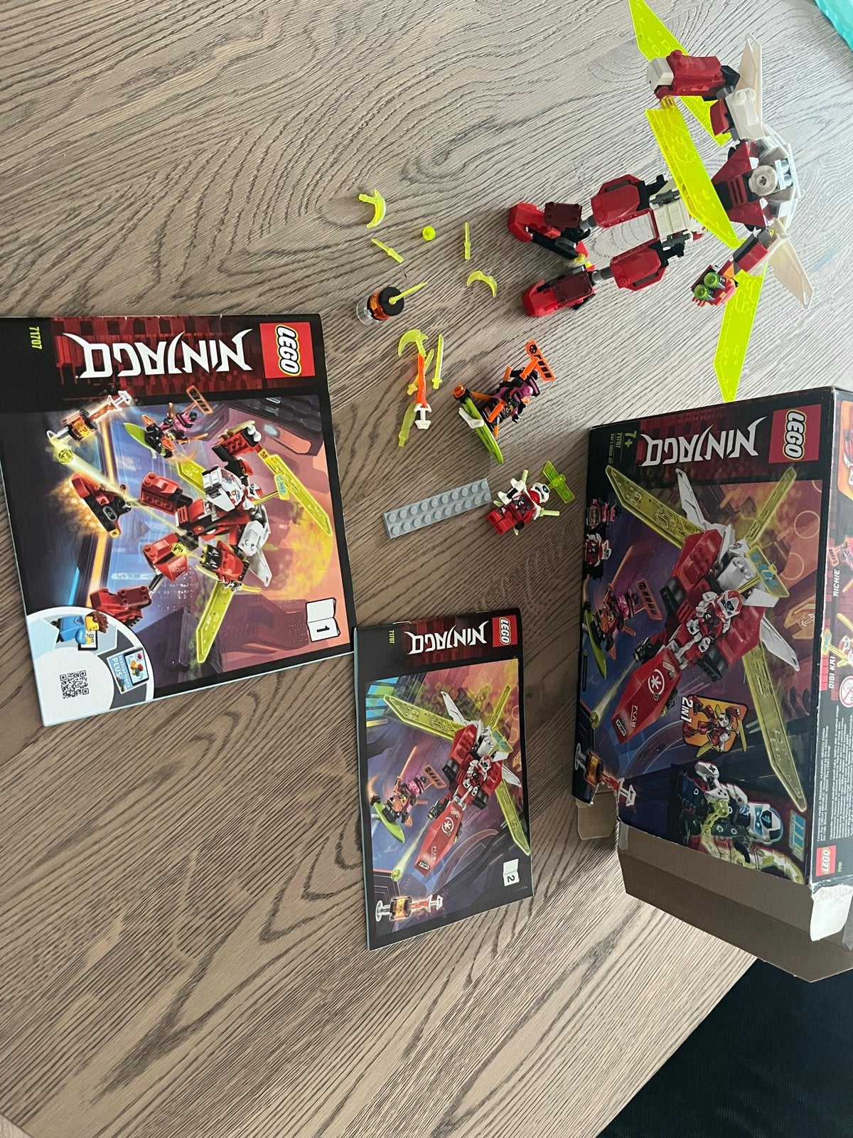 LEGO Ninjago 71707 Kai's Mech Jet - Compleet, Ophalen, Zo goed als nieuw