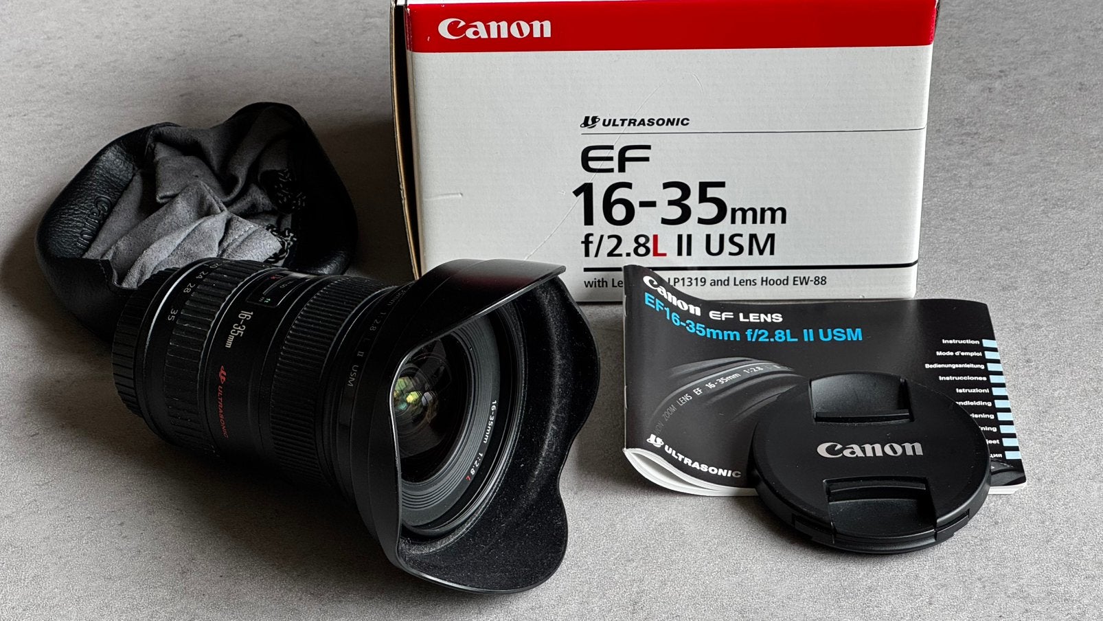 Canon EF 16-35mm f/2.8L II USM Groothoeklens, Ophalen of Verzenden, Zo goed als nieuw, Groothoeklens, Zoom