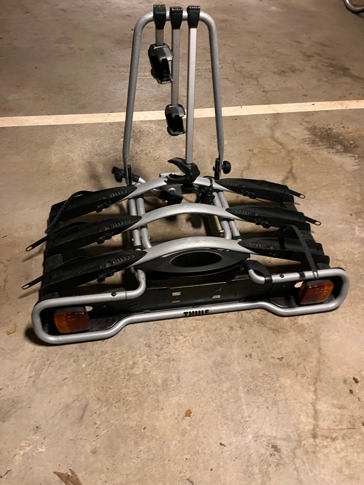 Thule fietsendrager voor 3 fietsen, 45kg max, Ophalen, 3 fietsen of meer, Gebruikt, Trekhaakdrager