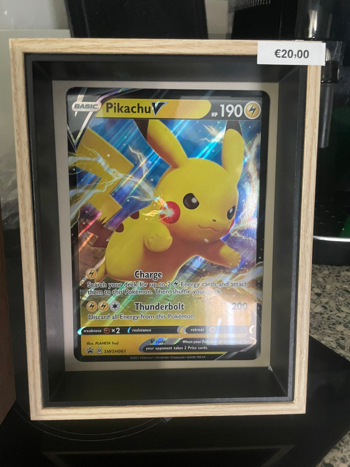 grote pokemon promo kaarten in lijst, Ophalen, Zo goed als nieuw, Meerdere kaarten