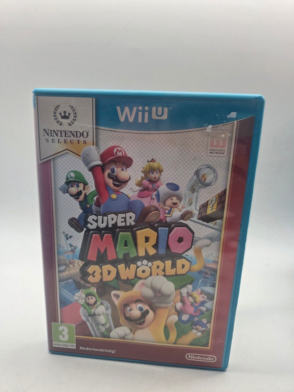 Super Mario 3D World Wii U - Nintendo Selects, Spelcomputers en Games, Nintendo, Eén computer, Zo goed als nieuw, Platform