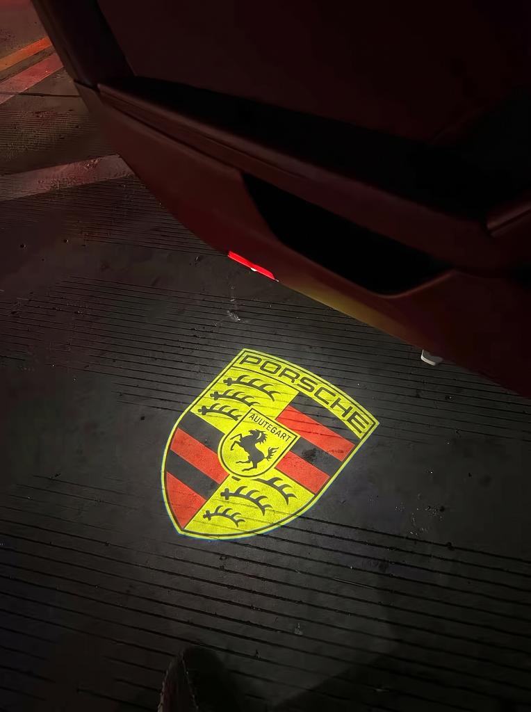 Porsche Logo Deurlichten / Instapverlichting, Ophalen of Verzenden