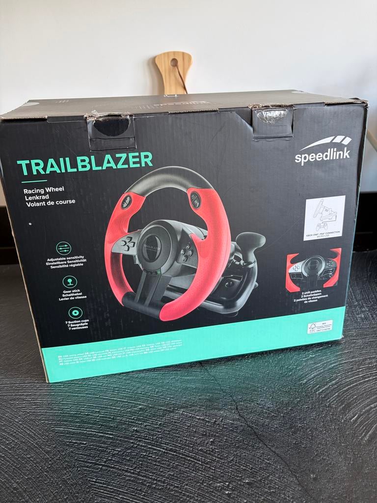 Speedlink Trailblazer Racestuur met pedalen, Ophalen of Verzenden, Zo goed als nieuw