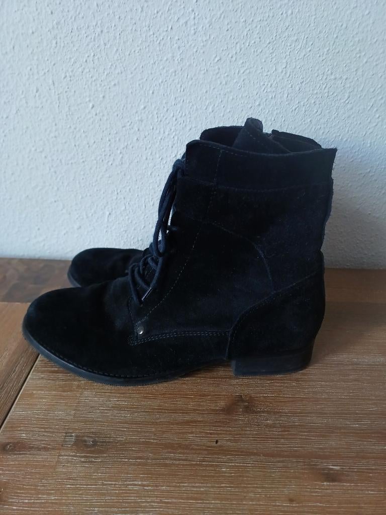 Zign veterboots, Zwart, Lage of Enkellaarzen, Ophalen of Verzenden, Zo goed als nieuw