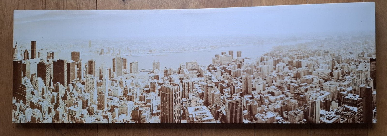 Manhattan New York, Ophalen, 125 cm of meer, Schilderij