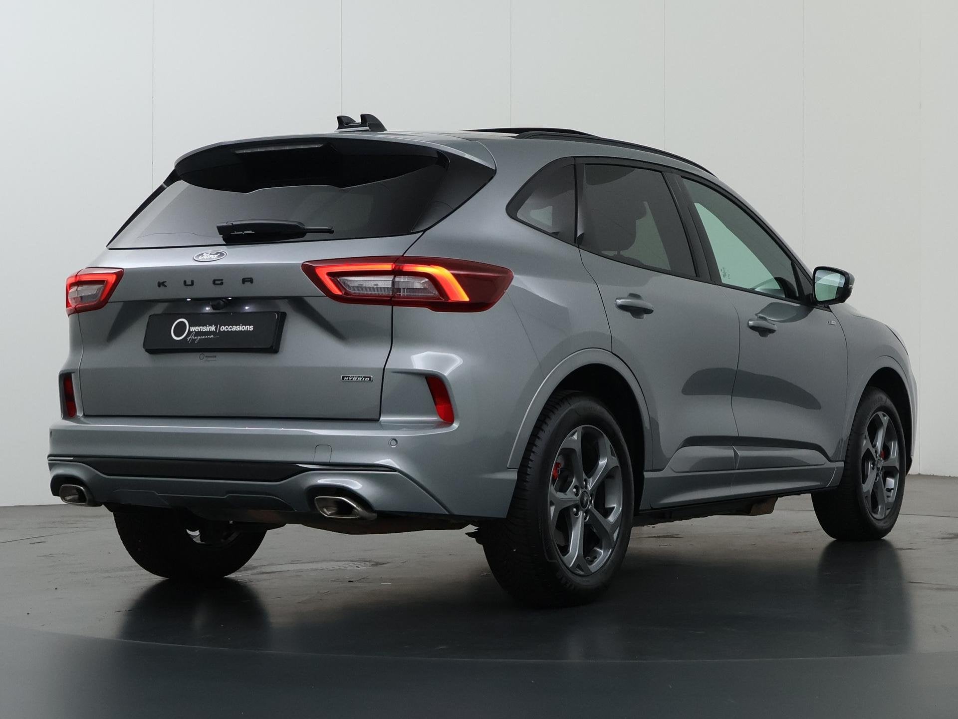 Ford Kuga 2.5 PHEV ST-Line X | Elek. Trekhaak | Panoramadak, Auto's, 14 kWh, Gebruikt, 4 cilinders, Leder en Stof