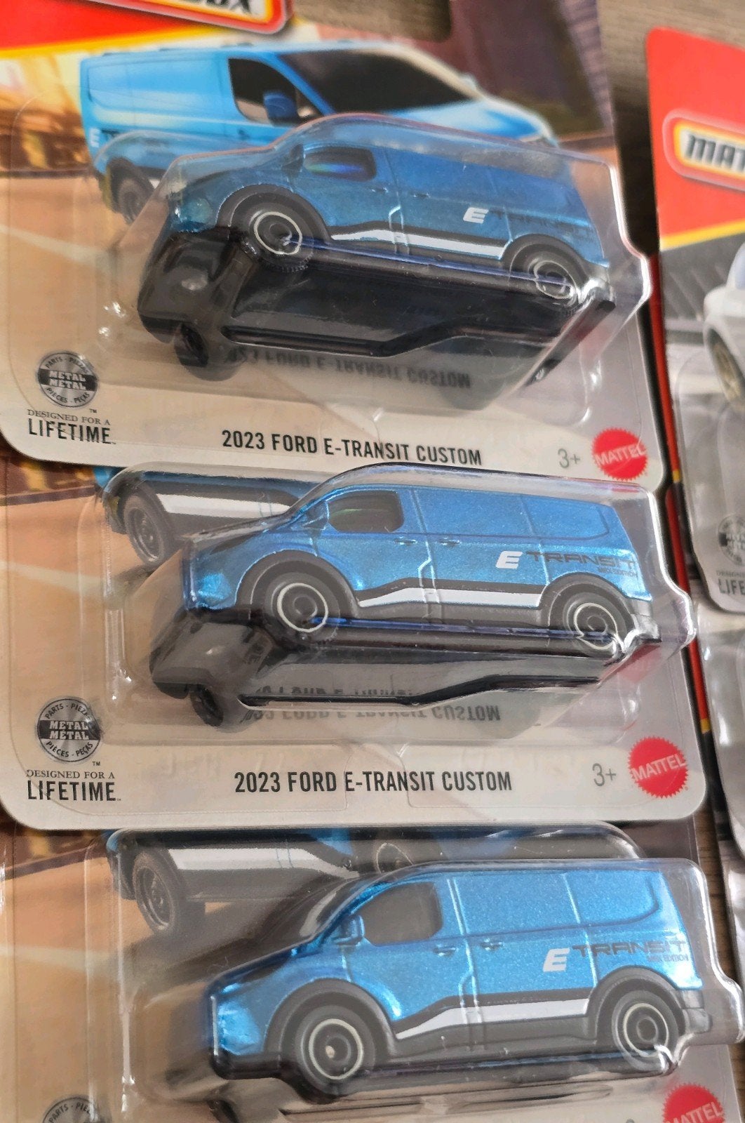 Matchbox 2023 Ford E-Transit Custom, Ophalen of Verzenden, Nieuw, Auto