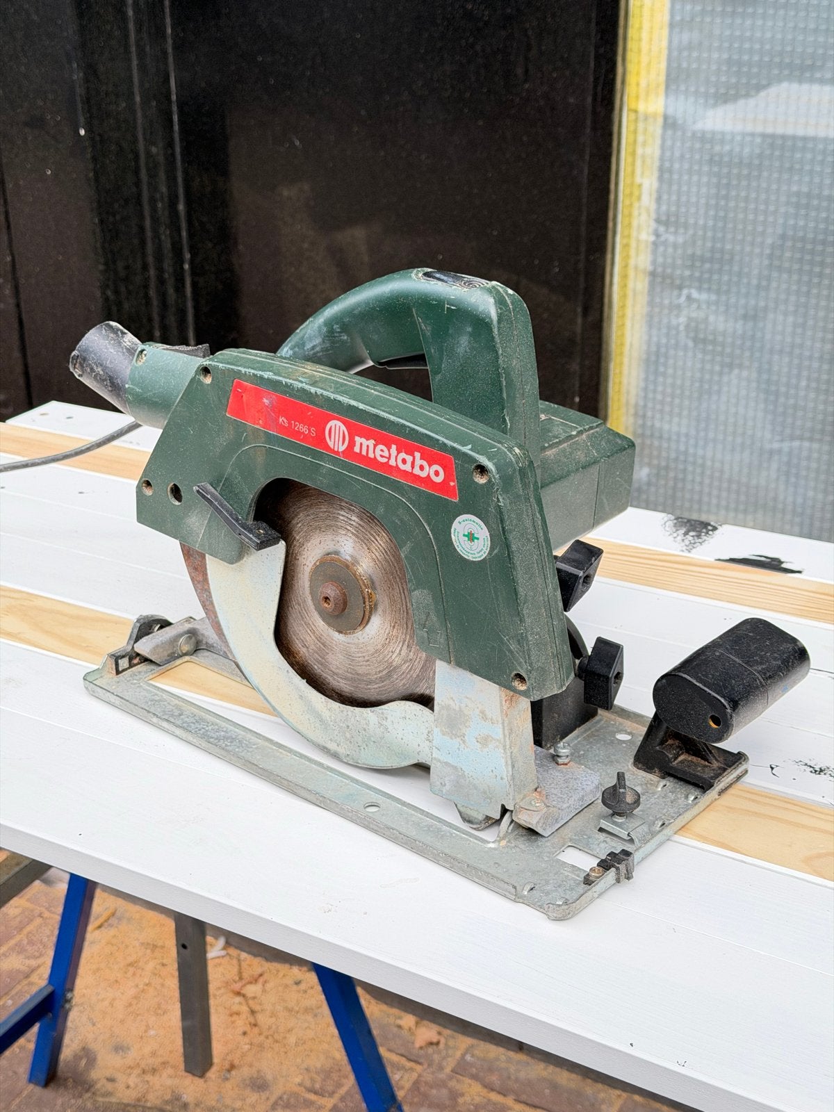 Metabo Cirkelzaag KS 1266 S - Krachtig en Betrouwbaar, Gebruikt, Cirkelzaag, 70 mm of meer, Ophalen of Verzenden