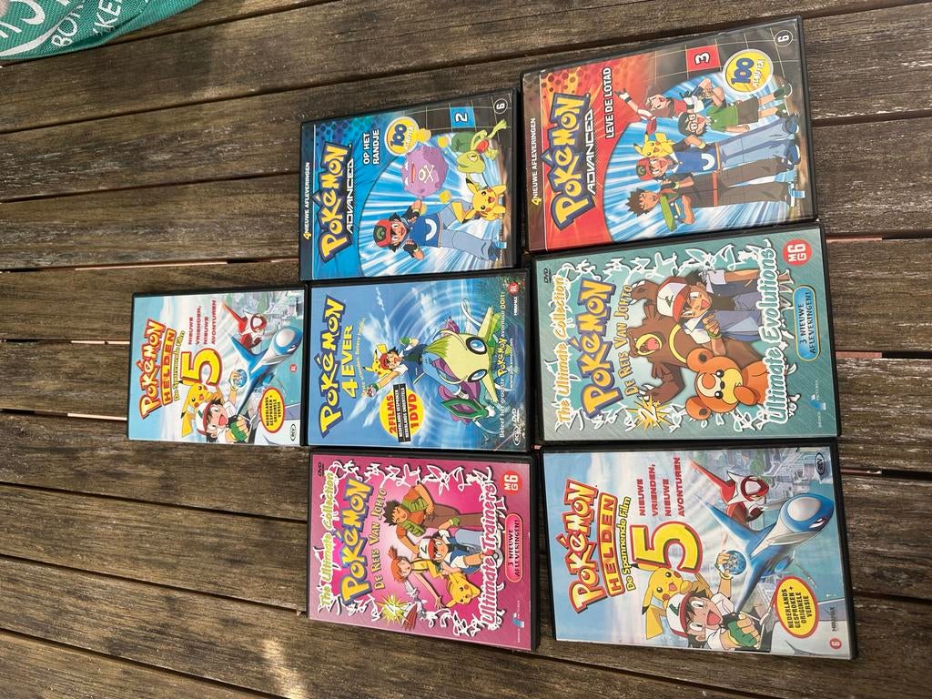 Pokémon DVD Boxset - 6 films, Cd's en Dvd's, VHS | Kinderen en Jeugd, Alle leeftijden, Ophalen of Verzenden, Zo goed als nieuw