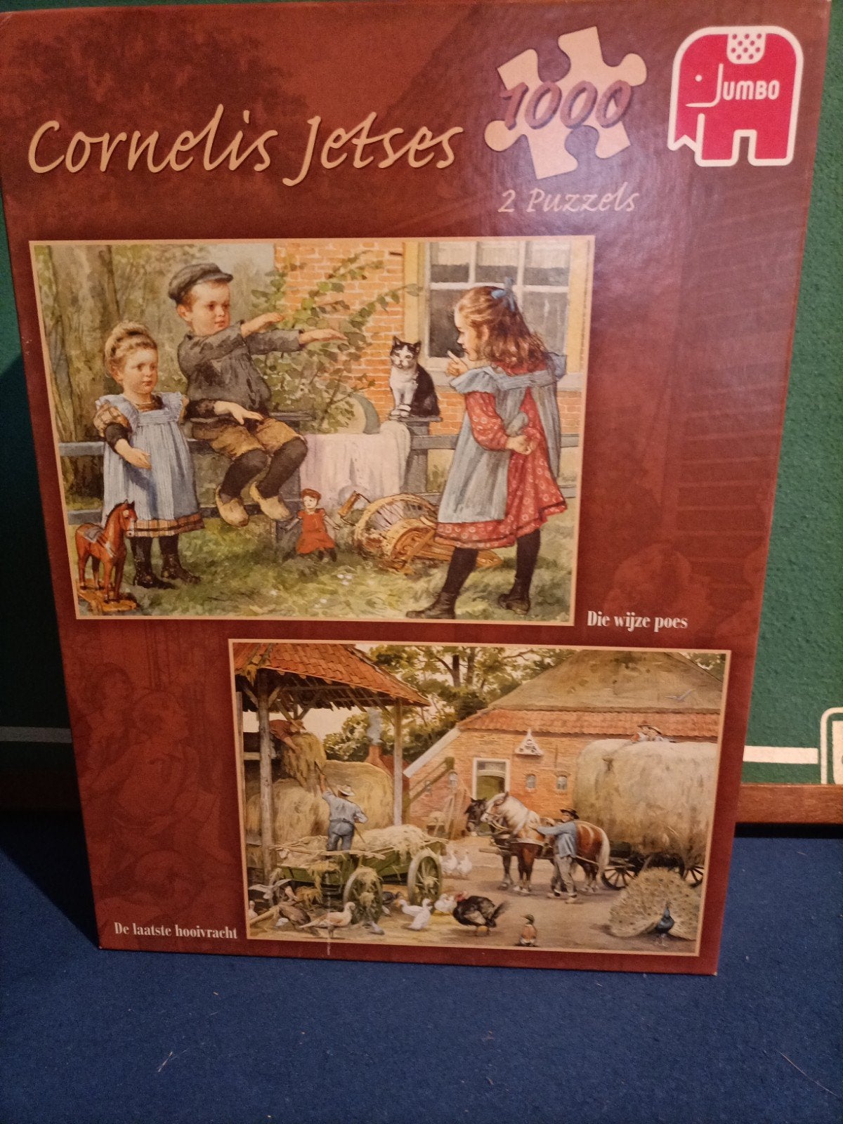 4 Jumbo en 2 MB 1000 stukjes puzzels, Ophalen of Verzenden, 500 t/m 1500 stukjes, Gebruikt, Legpuzzel