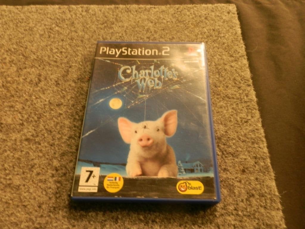 Ps2 spel charlotte's web, Spelcomputers en Games, Avontuur en Actie, Online, Gebruikt, 1 speler