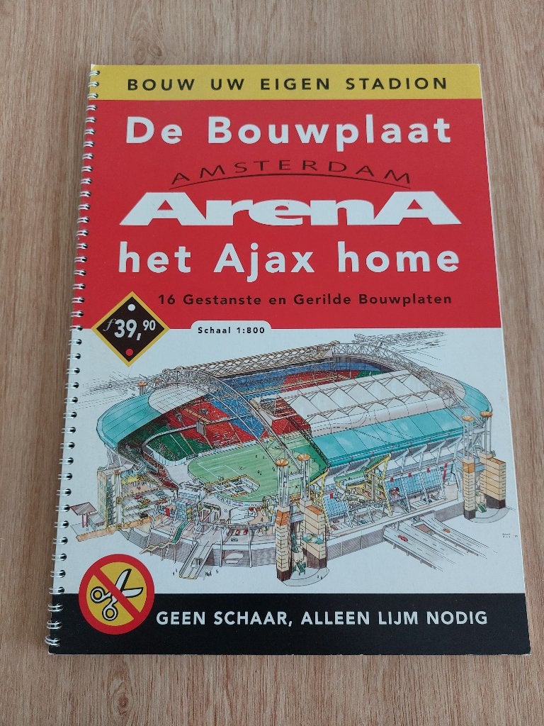 bouwplaat amsterdam arena, Ophalen of Verzenden, Nieuw, Ajax
