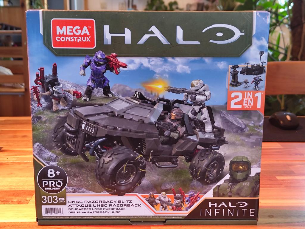 Mega Halo Infinite UNSC Razorback Blitz set nr GYG59, Kinderen en Baby's, Speelgoed | Bouwstenen, Ophalen, Zo goed als nieuw, Megabloks