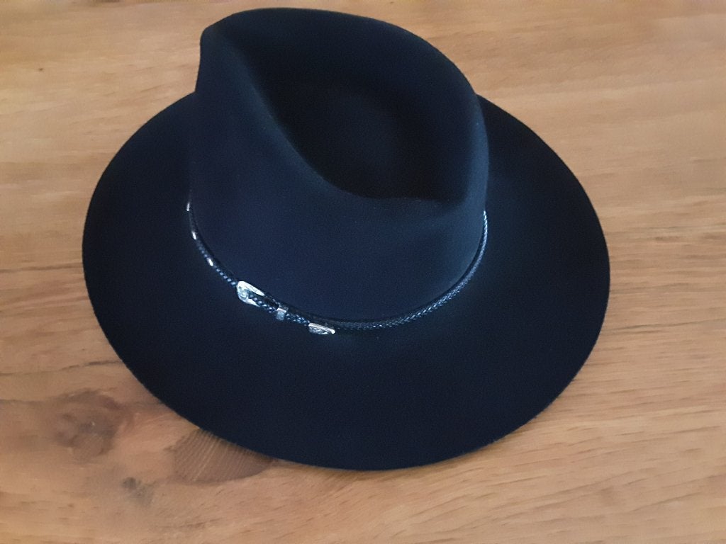 Stetson Diamond Jim Black Westernhoed, Kleding | Heren, Stetson, Hoed, Ophalen of Verzenden, 57 cm (M, 7⅛ inch) of minder