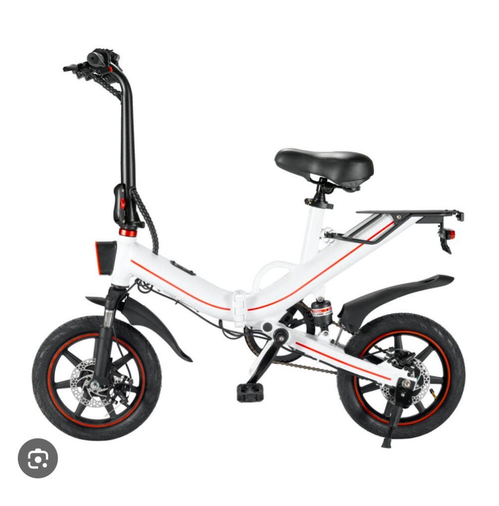 BINNENKORT IN DE VERKOOP! Ouxi V5 Elek. Vouwfiets - Wit, Minder dan 47 cm, Ophalen, Zo goed als nieuw, Overige merken