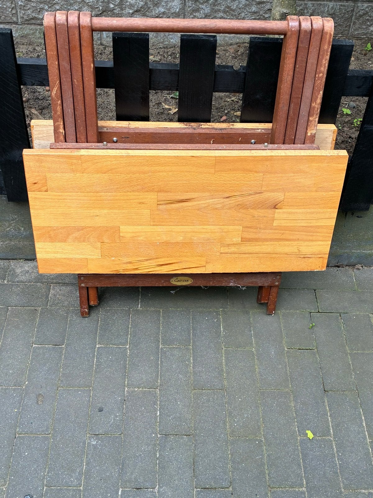 bijzettafel op camping of boot, Ophalen, Gebruikt, 100 tot 150 cm, 50 tot 100 cm