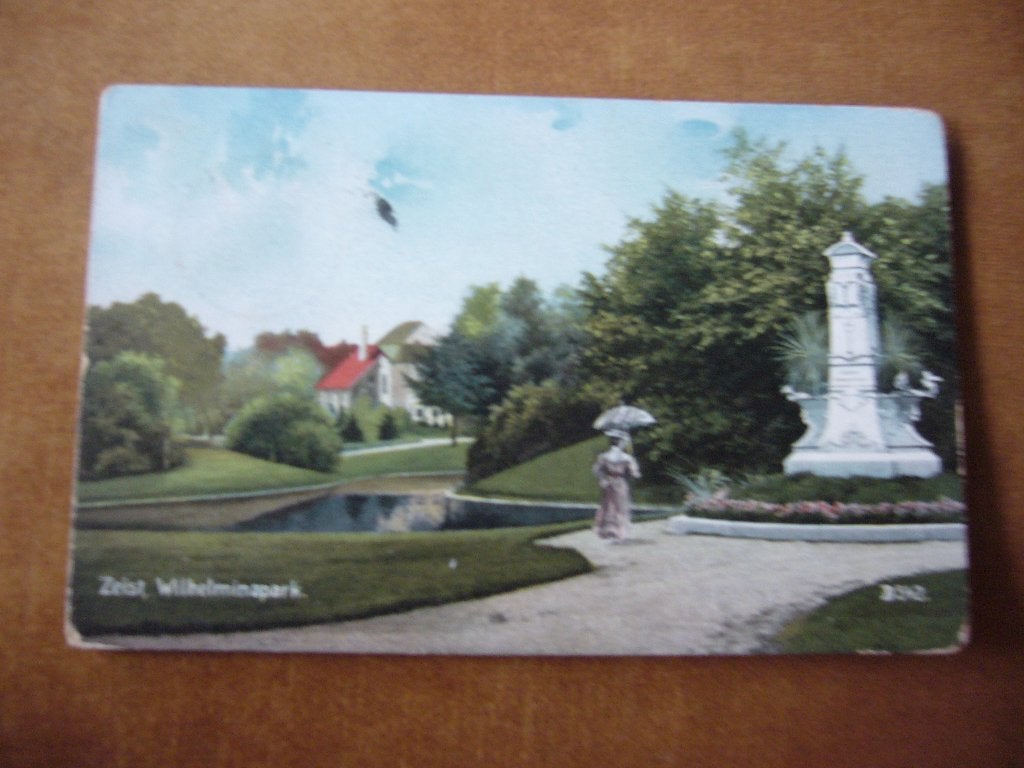 ZEIST  =  WILHELMINAPARK BRIEFKAART  1907, Verzamelen, Ophalen of Verzenden, Voor 1920, Gelopen, Utrecht