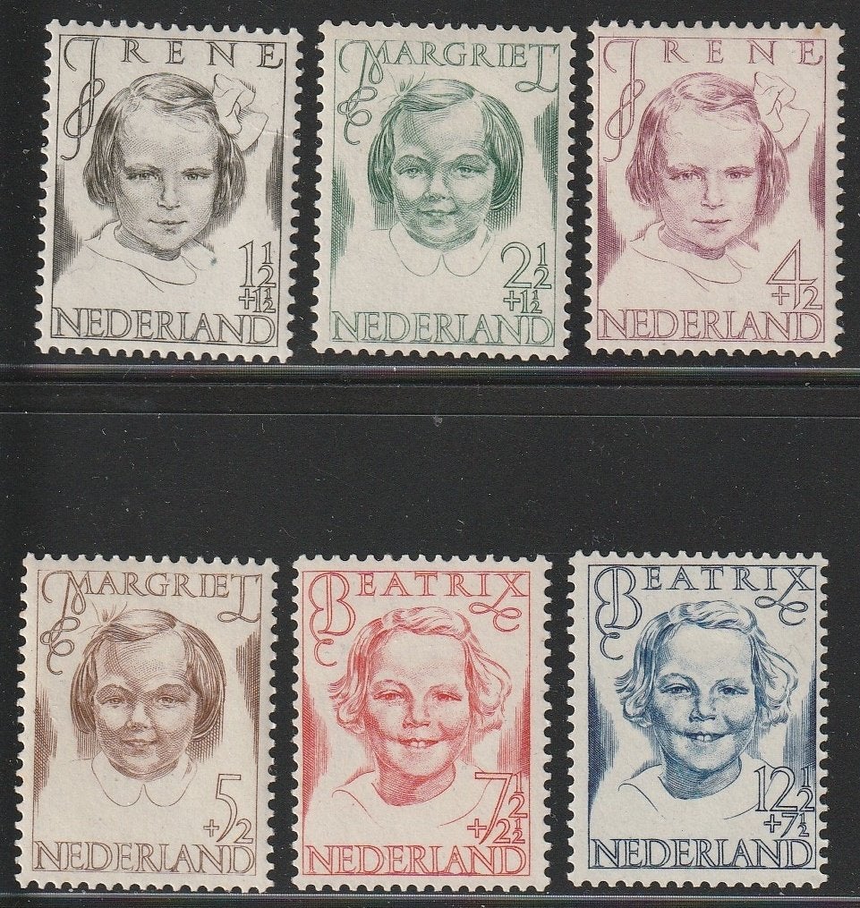 Nederland 1946 454/459 Prinsessen, Postfris, Postzegels en Munten, Postzegels | Nederland, Ophalen of Verzenden, Na 1940, Postfris