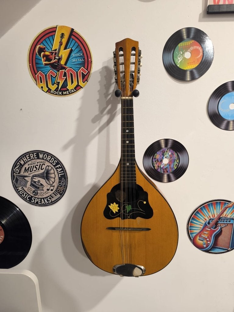 Duitse mandoline jaren 30 – Markneukirchen-stijl – rare!, Muziek en Instrumenten, Ophalen of Verzenden, Gebruikt