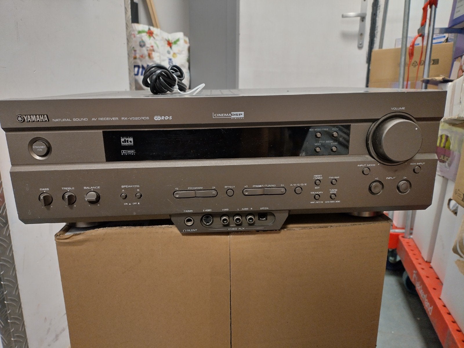 Yamaha RX-V520RDS AV Receiver - Natural Sound, Yamaha, Ophalen of Verzenden, 120 watt of meer, Gebruikt
