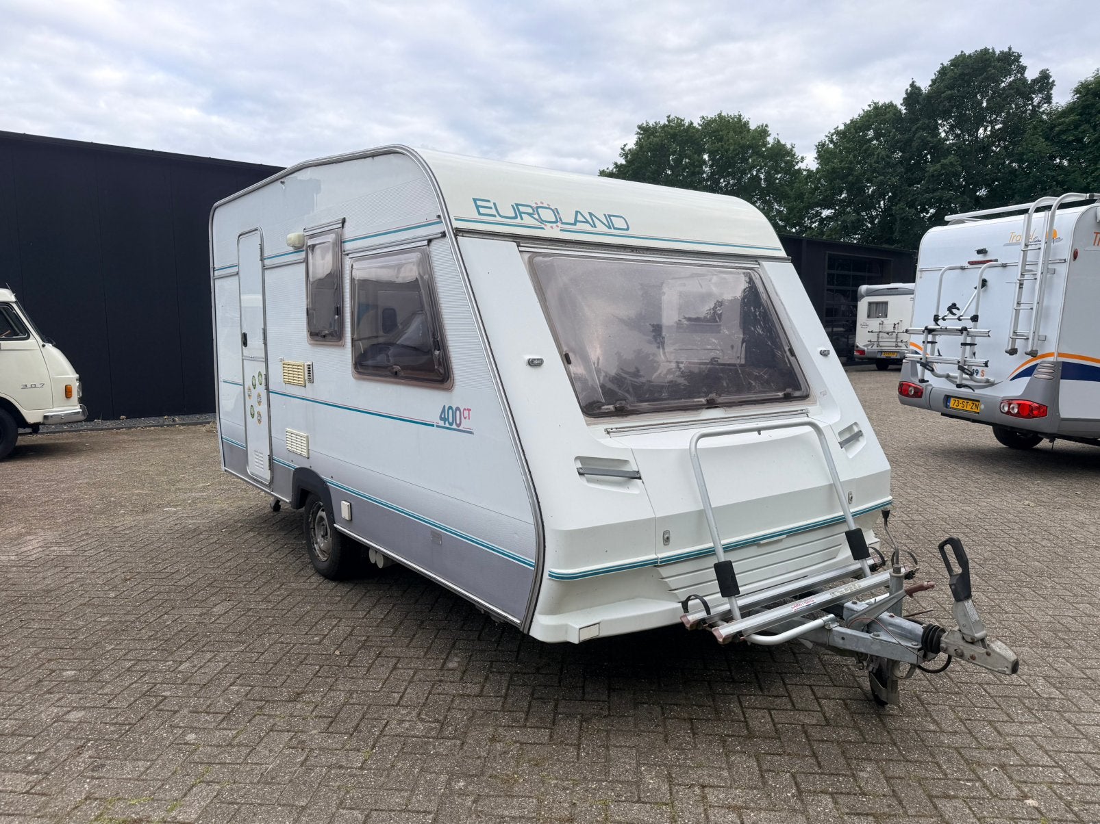 Euroland 400 ct # 1994 # stapelbed # voortent#, Koelkast, Treinzit, Dwarsbed, Particulier