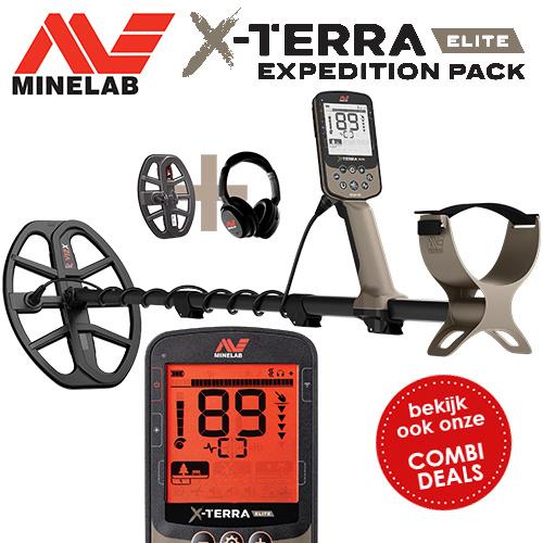 Minelab X-Terra ELITE Expedition Pack: V8X en ML85 hoofdtel., Meer dan 30 cm, Nieuw, Ophalen of Verzenden, Minelab