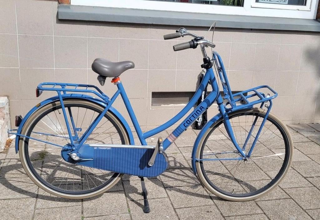 Cortina U4 Transport Damesfiets Blauw, 56 cm of meer, Ophalen, Gebruikt, Overige merken