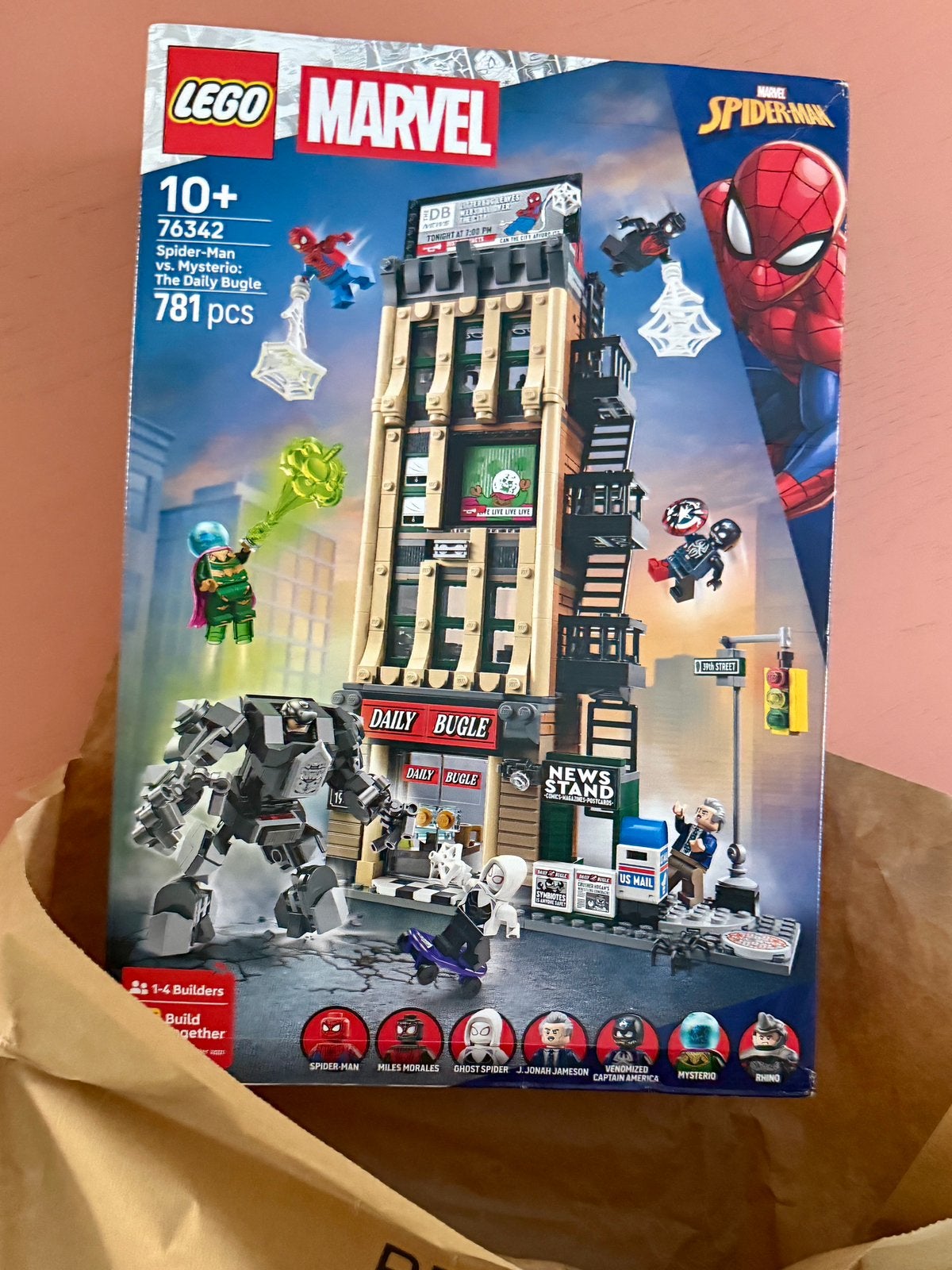 LEGO Marvel Spider-Man Daily Bugle 76342, Ophalen of Verzenden, Nieuw, Overige merken