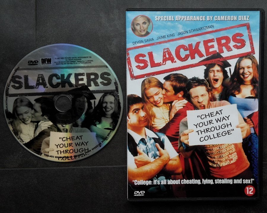 DVD - Slackers - Komedie Film, Alle leeftijden, Nederlands, Ophalen of Verzenden, Zo goed als nieuw