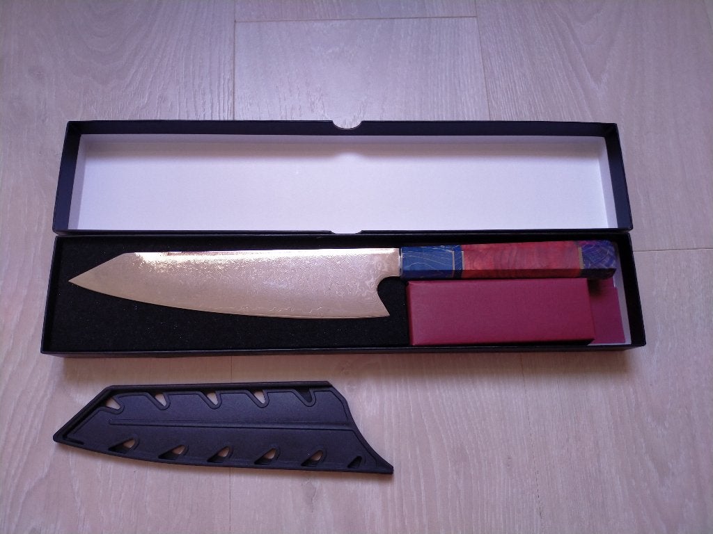 Japans kiritsuke vg10 koksmes Damascus koksmes chefs mes, Overige typen, Ophalen of Verzenden, Nieuw