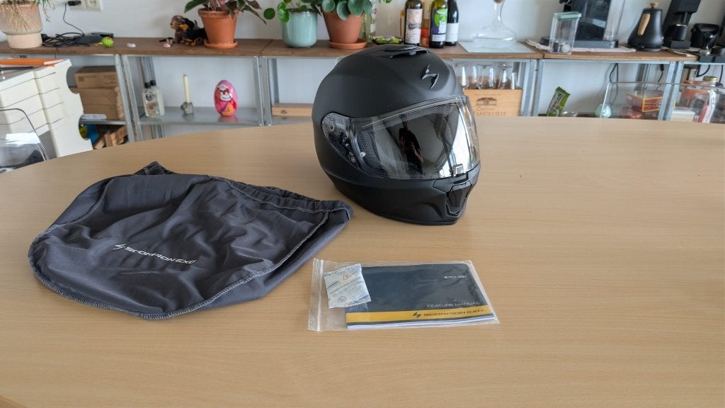 scorpion helm 139-100-zwart-L-10, Heren, Nieuw zonder kaartje, Integraalhelm, L