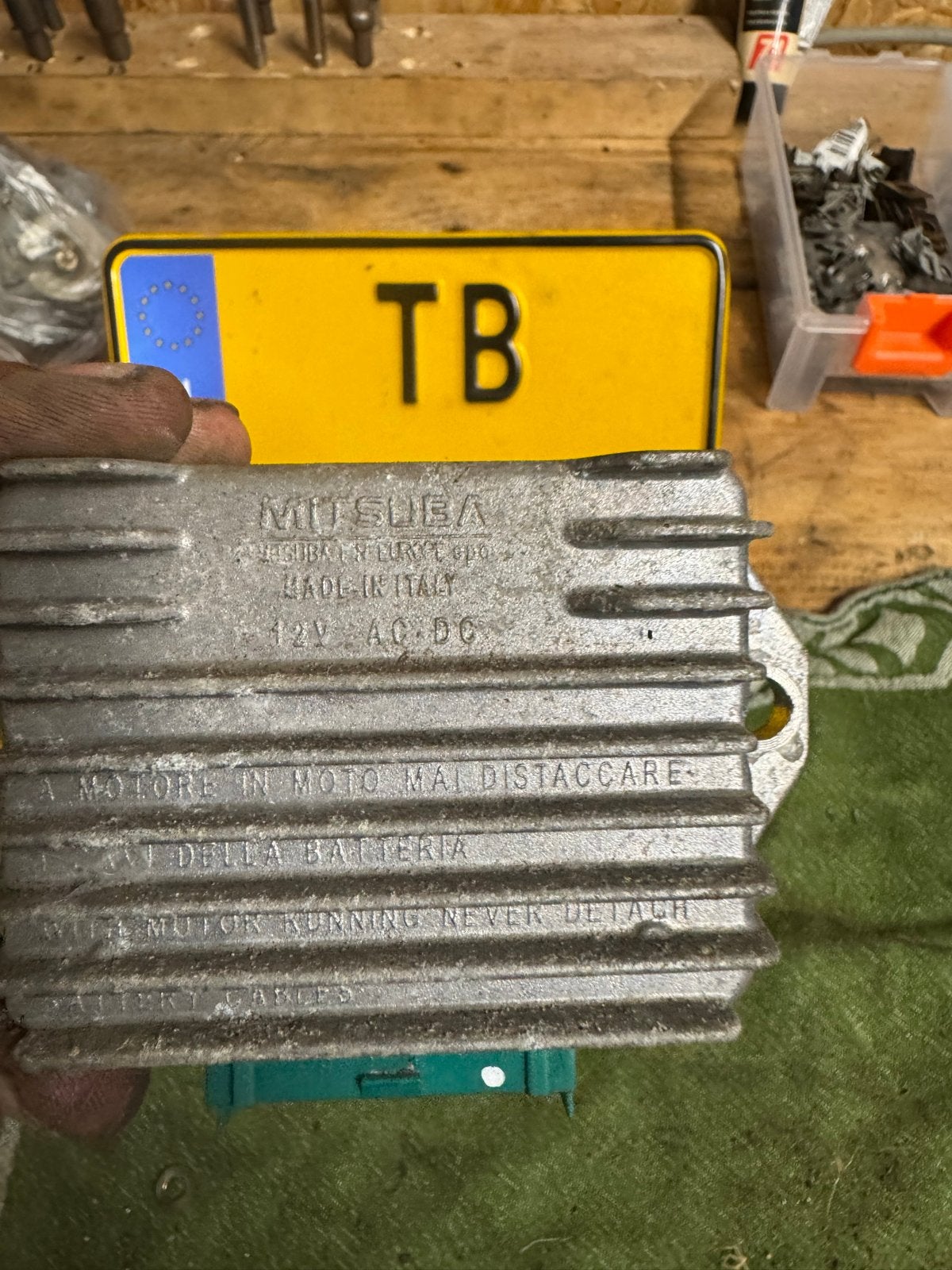 Spanningsregelaar Gilera Runner 50cc - Mitsuba 12V AC-DC, Ophalen of Verzenden, Z, Z, Z
