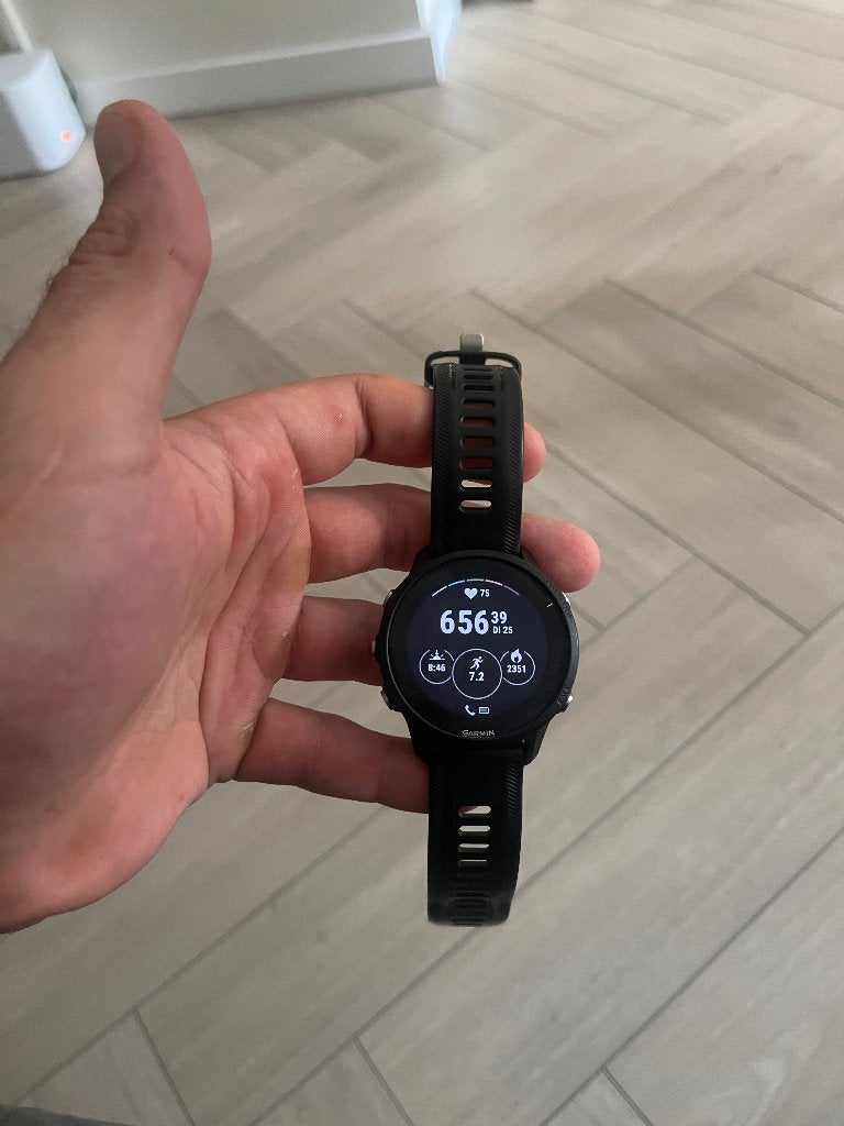 Garmin 955 forerunner, Gebruikt, Zwart, Garmin forerunner, Ophalen of Verzenden