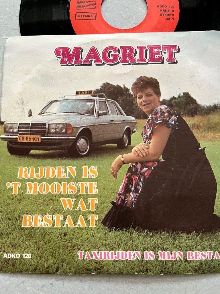 Margriet Rijden is ,t mooiste wat bestaat ADKO label, 7 inch, Ophalen of Verzenden, Zo goed als nieuw, Inclusief obi