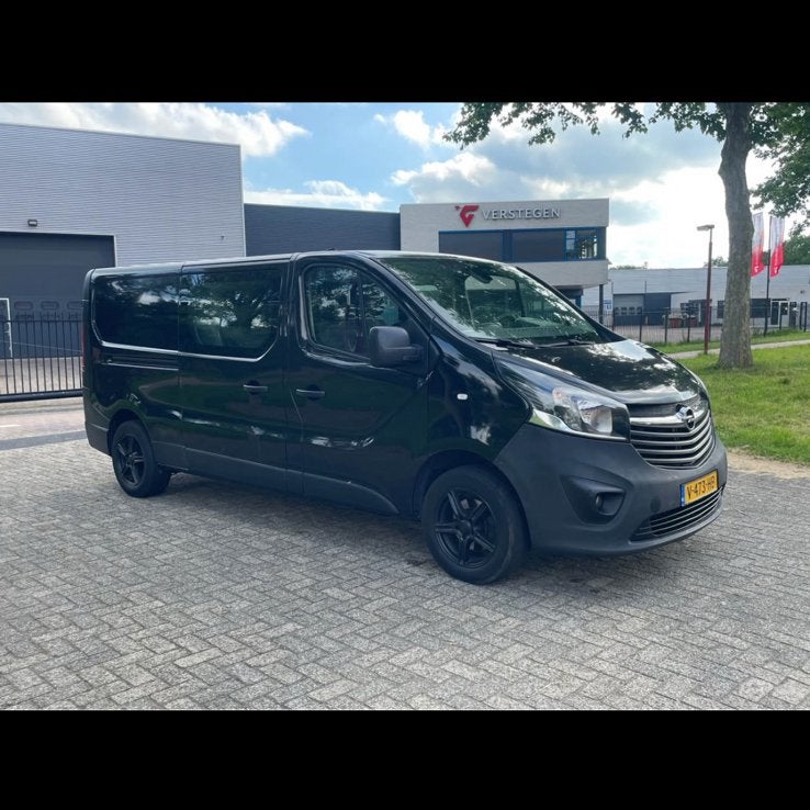 Opel Vivaro 1.6 CDTI AC L2H1 Dubbele Cabine KM 181.000, Auto's, 0 kg, Zwart, Bedrijf, Grijs