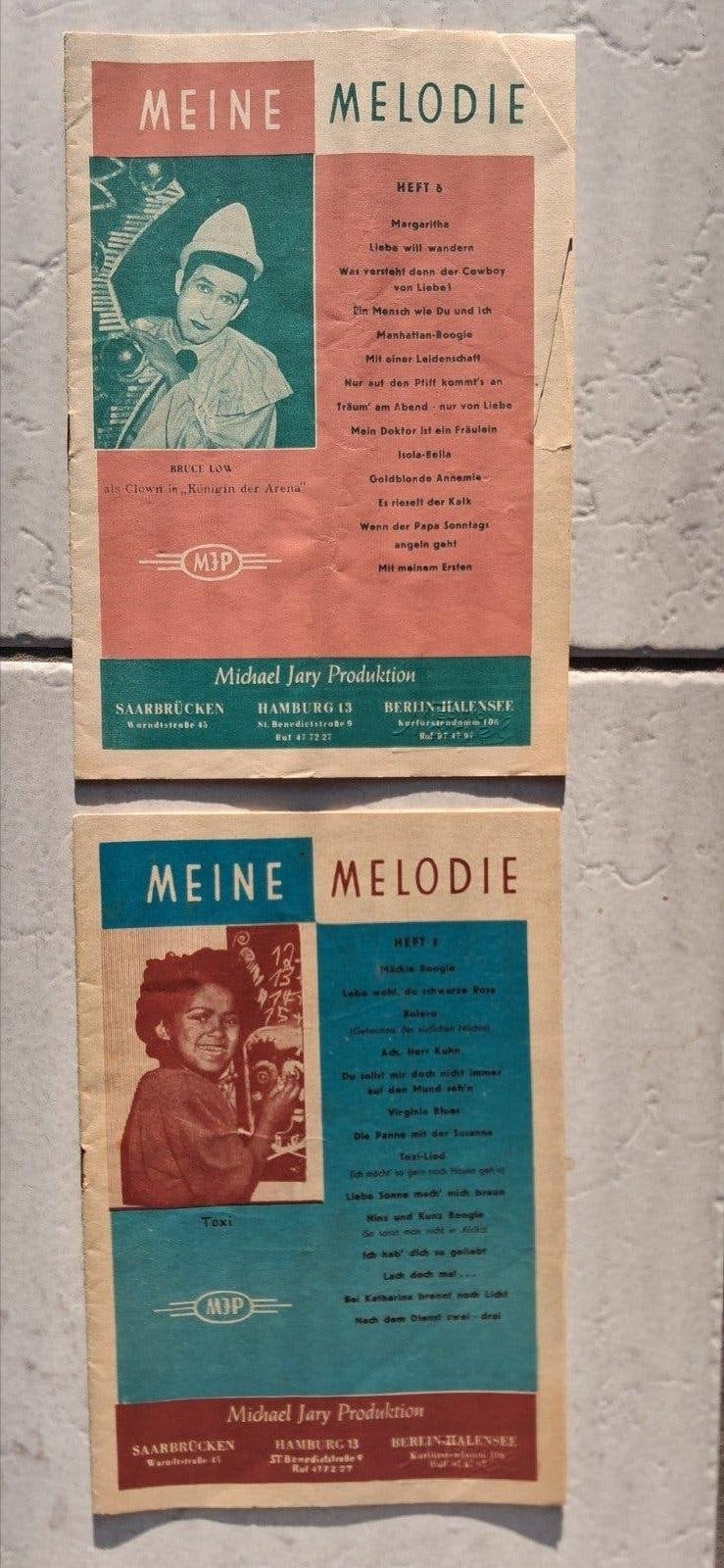 Vintage bladmuziek 'Meine Melodie' - Michael Jary samen 1.-, Gebruikt, Overige genres, Overige soorten, Ophalen of Verzenden