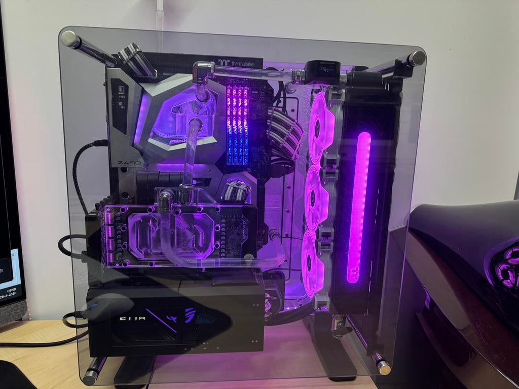 watergekoelde gaming pc rtx 3090 64gb ddr4 4tb nvme, Ophalen, 64 GB of meer, Zo goed als nieuw, Gaming