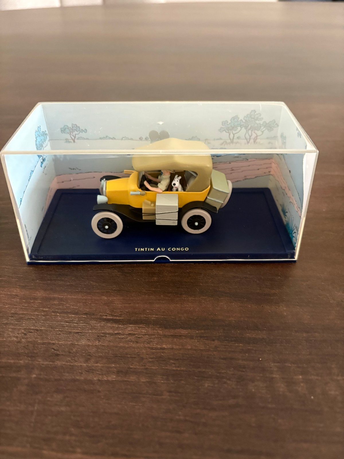Kuifje in Congo auto model met figuren, Verzamelen, Ophalen of Verzenden, Nieuw, Auto's