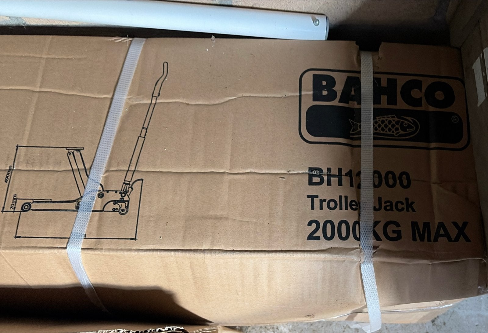 Bahco BH12000 Garagekrik - 2000 KG Max