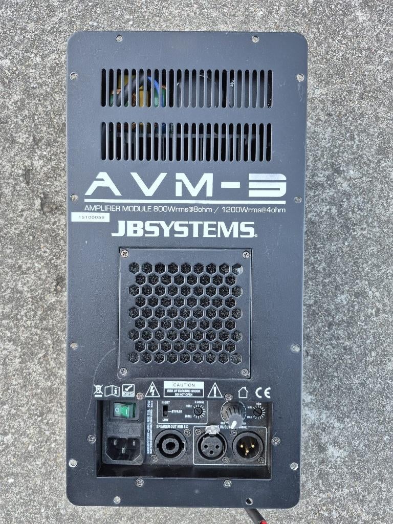 JB Systems versterker module AVM-3, Audio, Tv en Foto, Versterkers en Receivers, Overige systemen, Zo goed als nieuw, 120 watt of meer
