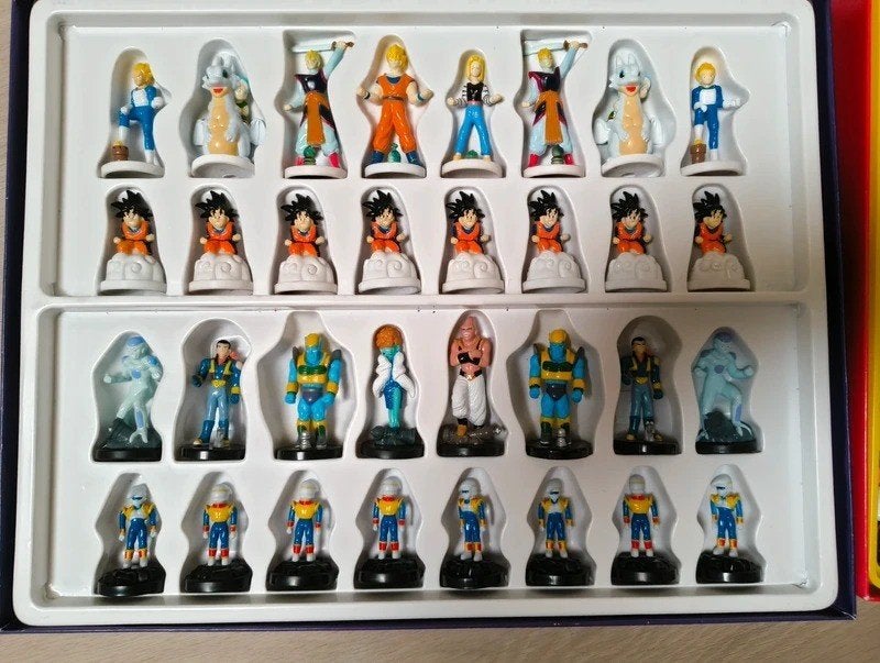 Retro Dragon Ball Z + GT Schaakspel 2002/2003 64 Figure, Ophalen of Verzenden, Zo goed als nieuw