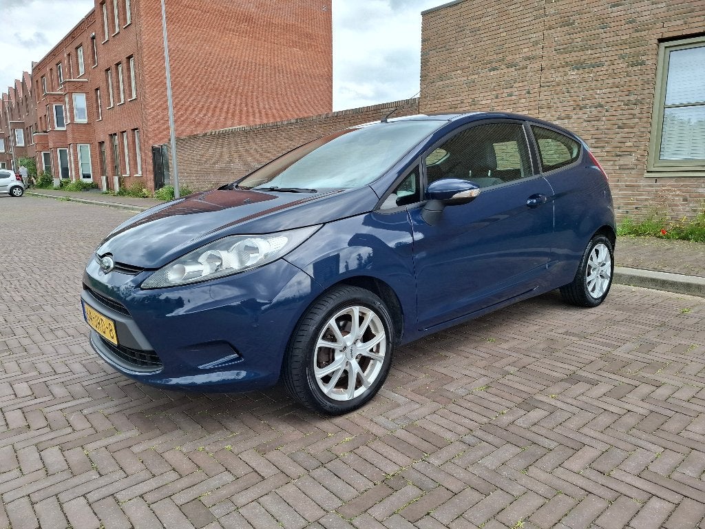 Ford Fiësta 1.25 44KW 2009 Blauw | NAP | Zuinig & Sportief!, Voorwielaandrijving, Stof, 4 cilinders, Blauw