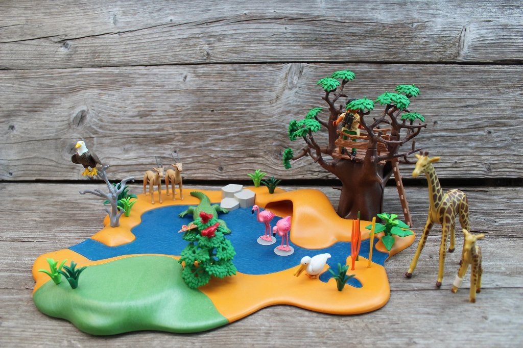 Playmobil 4827 Safari uitkijkpost, Kinderen en Baby's, Speelgoed | Playmobil, Complete set, Overige typen, Ophalen of Verzenden