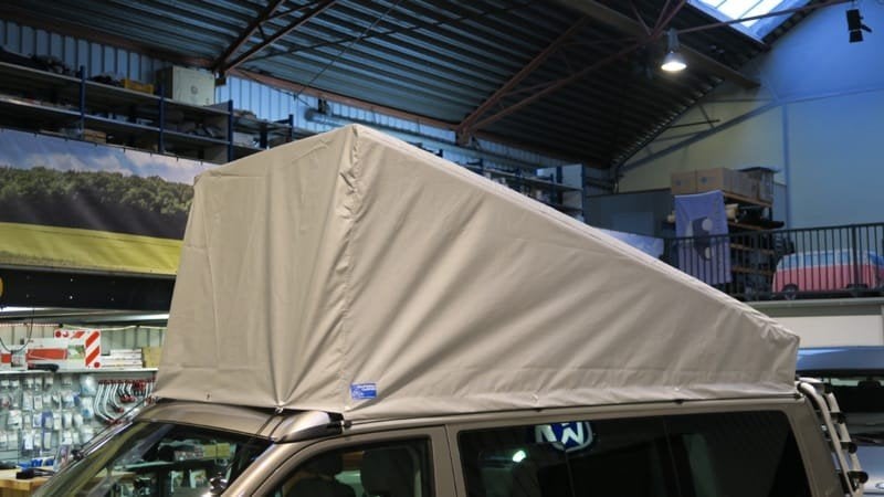 dakmuts voor hefdak voor Volkswagen Transporter, Ophalen