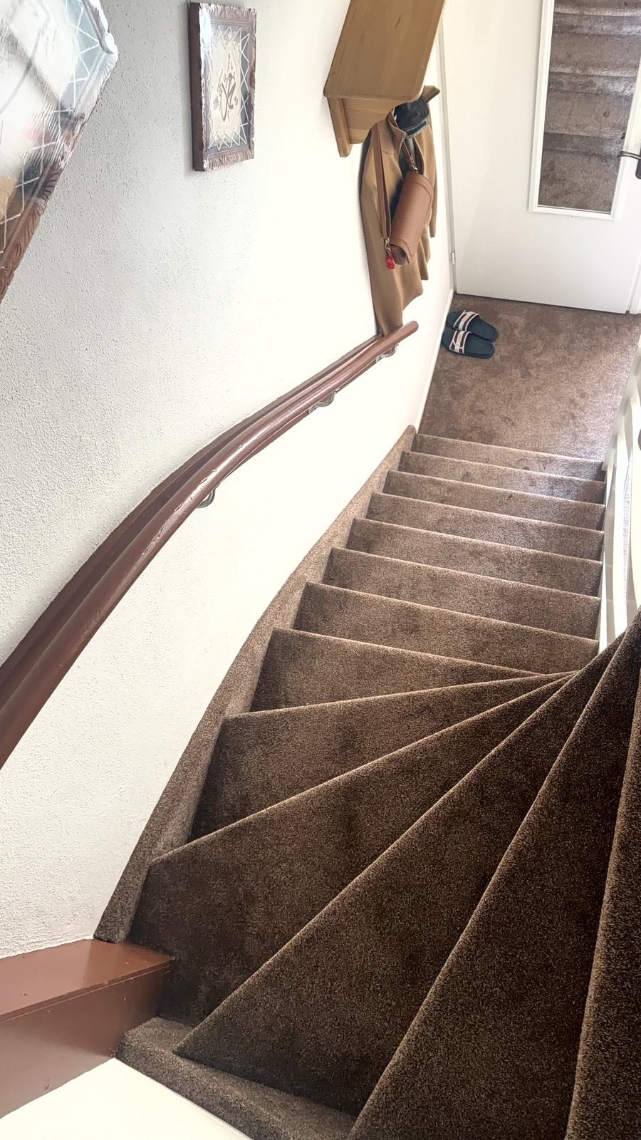 Stoffering trap slaapkamer woonkamer traprenovatie woning, Crème, 75 m² of meer, Nieuw, Ophalen of Verzenden