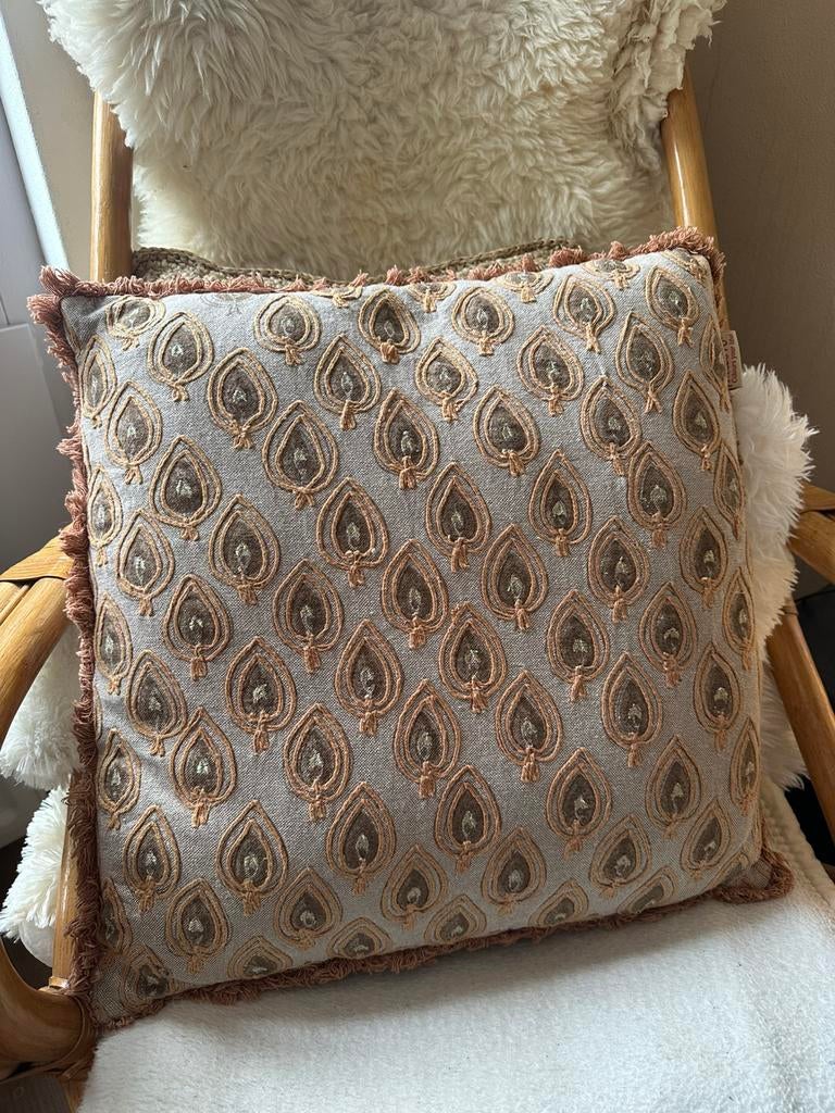 Imbarro Home kussen Amal 50 x 50 cm met kleurrijke print, Ophalen of Verzenden, Zo goed als nieuw, Vierkant